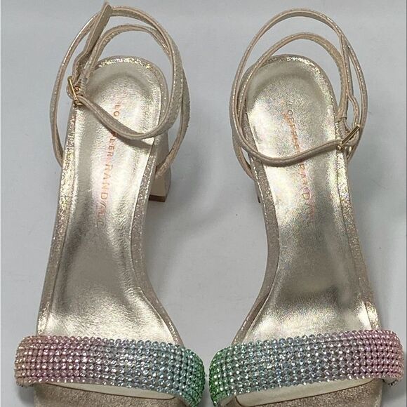 Loeffler Randall Crystal Embellished Ankle Strap Sandal size 6 - Picture 8 of 13